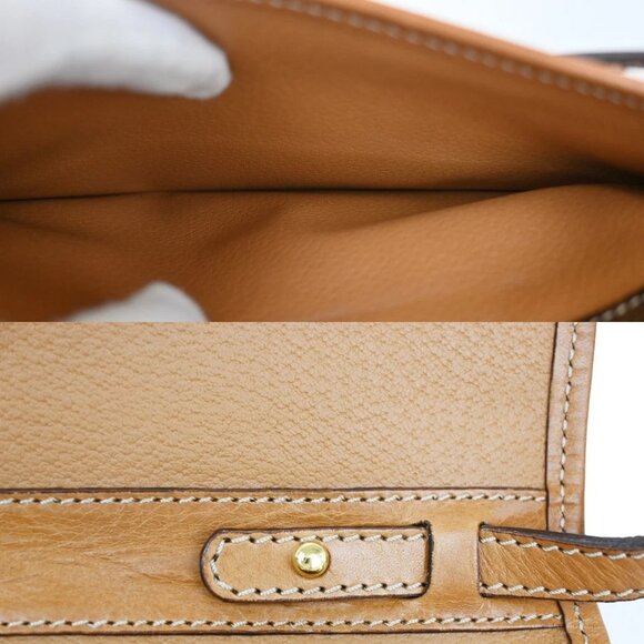 CELINE Macadam Pattern 2Way Crossbody Shoulder Bag PVC Leather Brown 318-082525 - Picture 14 of 16